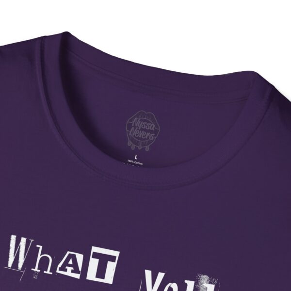 Nyssa Nevers "Fantasy To Plan" (White Ink) - Unisex Softstyle T-Shirt - Image 91
