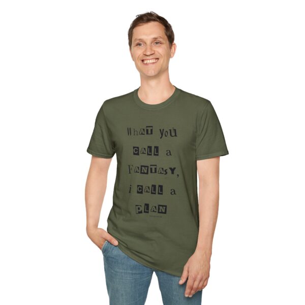 Nyssa Nevers "Fantasy To Plan" (Black Ink) - Unisex Softstyle T-Shirt - Image 15