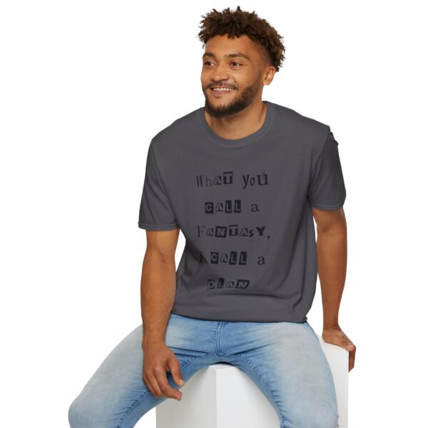 Nyssa Nevers "Fantasy To Plan" (Black Ink) - Unisex Softstyle T-Shirt - Image 30