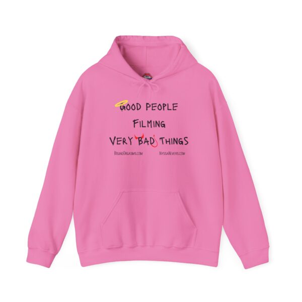 Nyssa Nevers - Good People Filming Very Bad Things - Unisex Hoodie (13 colors) - Image 19