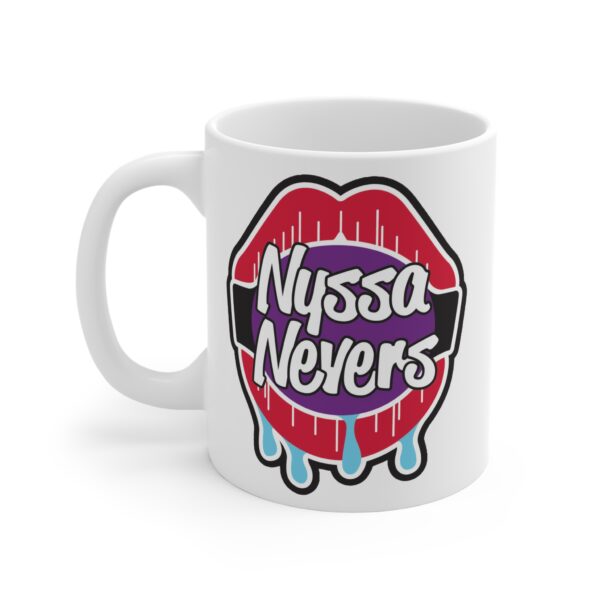 Nyssa Nevers Logo - White Ceramic Coffee Mugs (11oz - 15oz - 20oz)