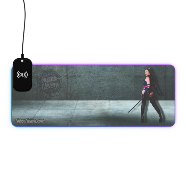 Nyssa Nevers Psylocke LED Gaming Mouse Pad With Wireless Charging