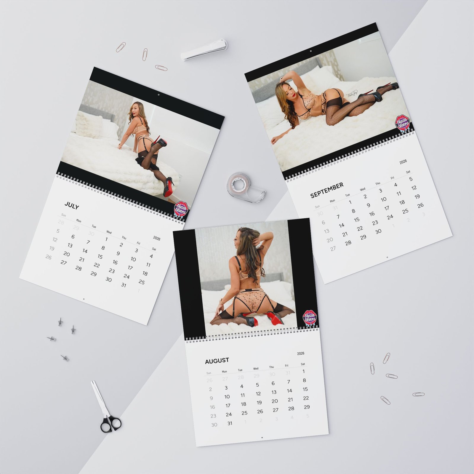 Nyssa Nevers "Pinstripes To Polka Dots" 2026 Wall Calendar - Image 2